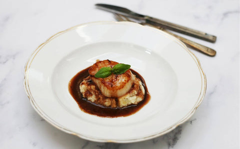 Pan-fried Scallop with Celeriac Puree
