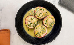 Passion Fruit Scallop Ceviche