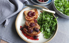 Seared Foie Gras with Spiced Grape Chutney