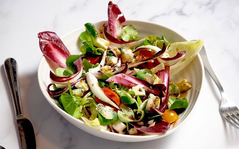 Spring Leaf Tardivo, Chicory and Stilton Salad
