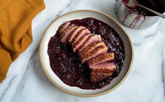 Duck Magret with a Blackberry and Five Spice Sauce