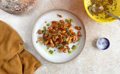 Girolles with Persillade