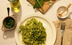 Wild Garlic Pesto with Tagliatelle