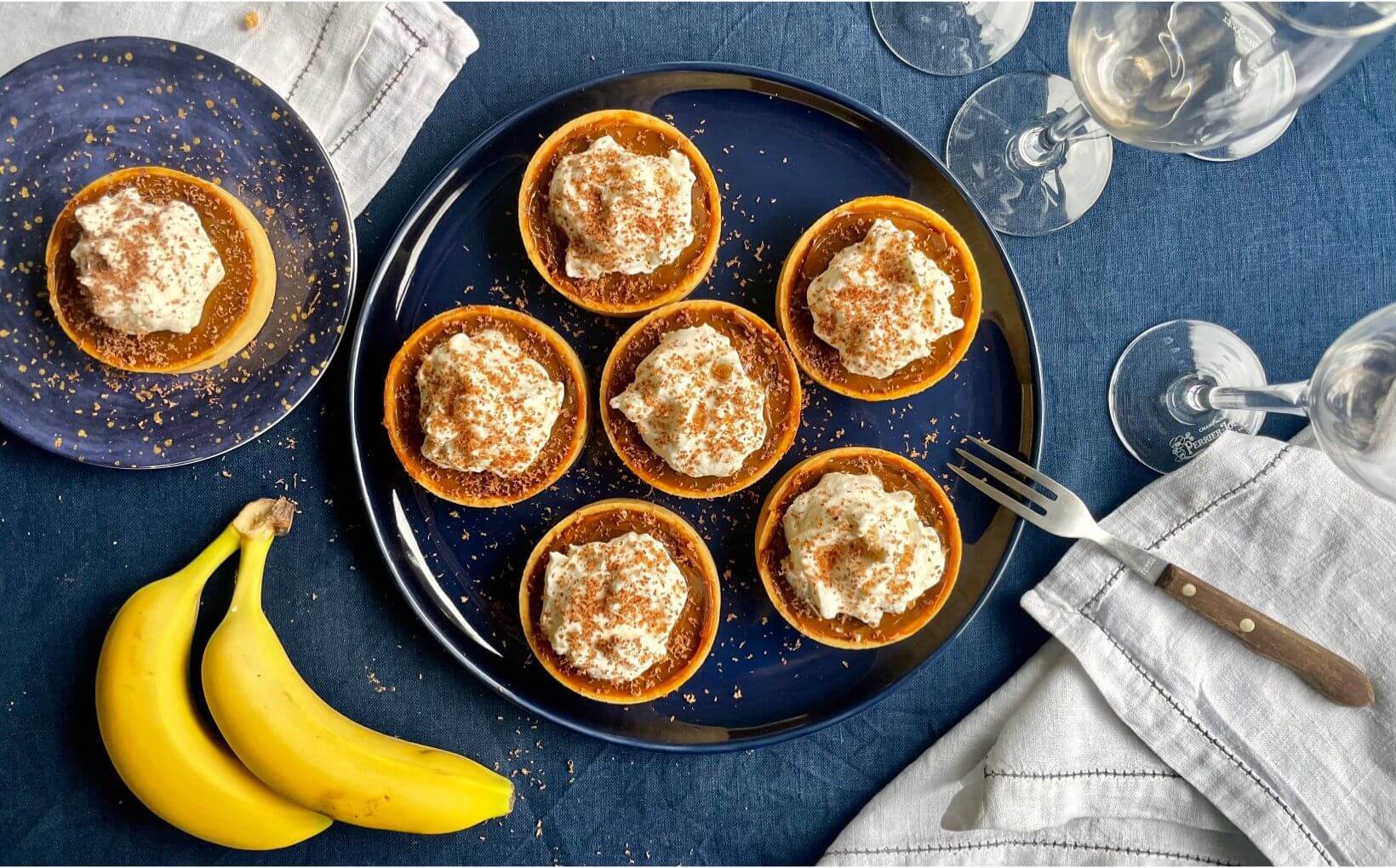 Banana and Dulce de Leche Tarts
