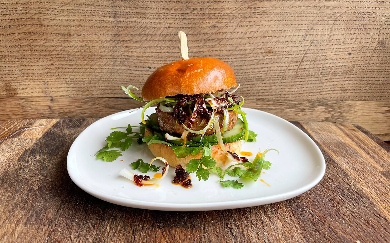 Lamb, Coriander and Chilli Burgers