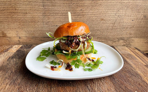 Lamb, Coriander and Chilli Burgers