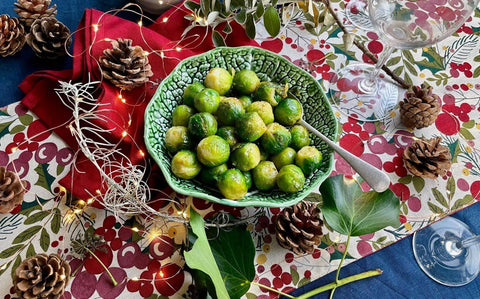 Brussels Sprouts with Black Garlic Butter