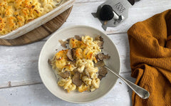 Cheesy Autumn Black Truffle Pasta