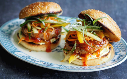 Chicken and Chilli Jam Burgers