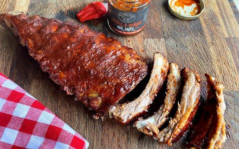 Chipotle and Bourbon Glazed BBQ Ribs