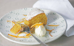 Gluten-Free Lemon Polenta Cake with Spiced Lemon Syrup