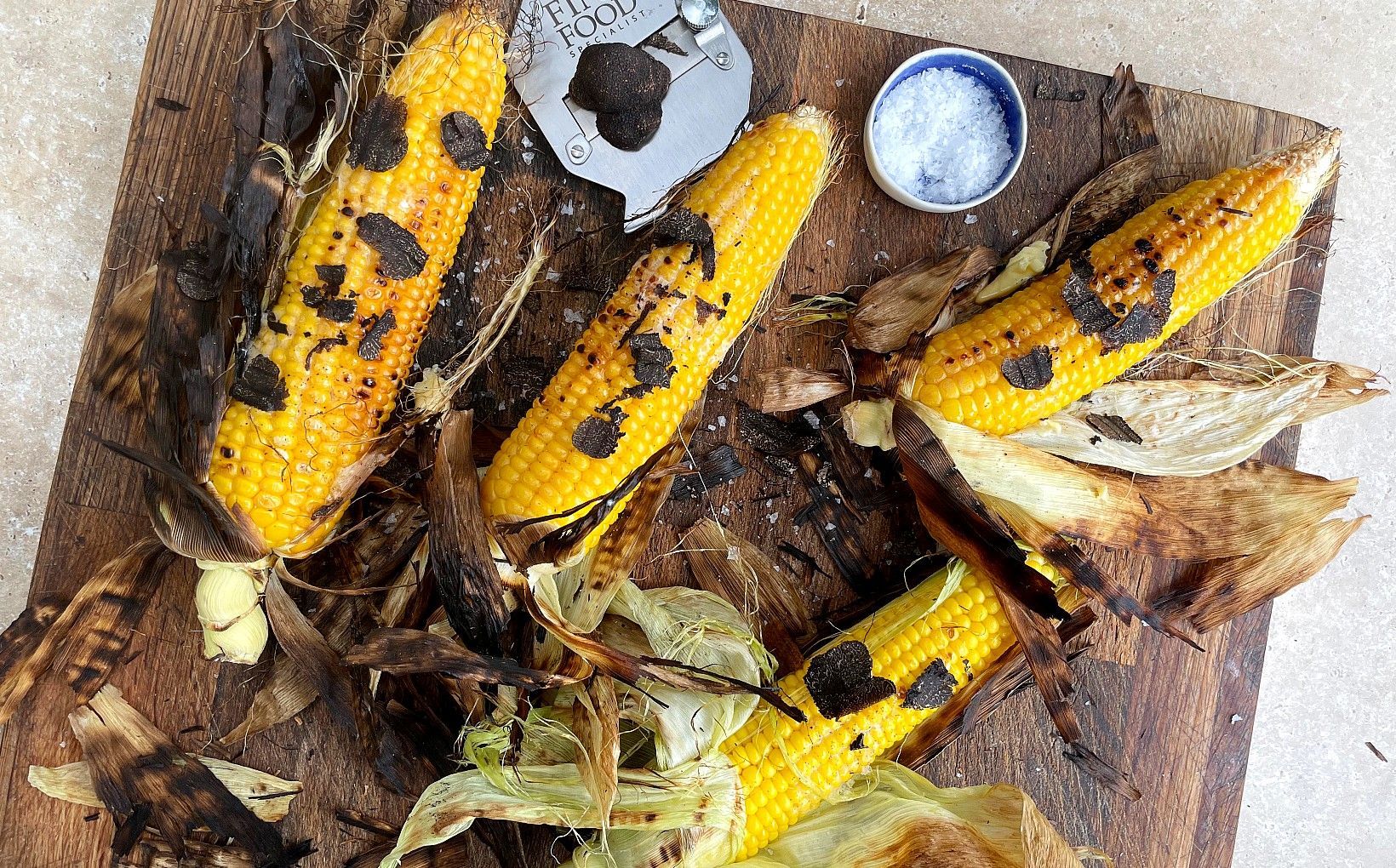 Grilled Corn with Perigord Truffle