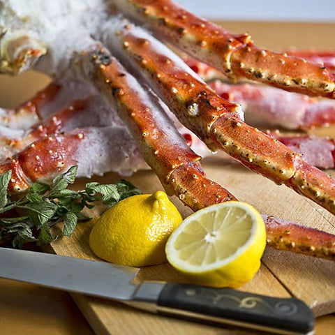 King Crab Clusters, Cooked, XXL, Frozen, +/-1kg