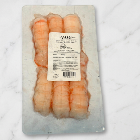 Langoustine Tail Pure Size 5/8, Frozen, +/-200g