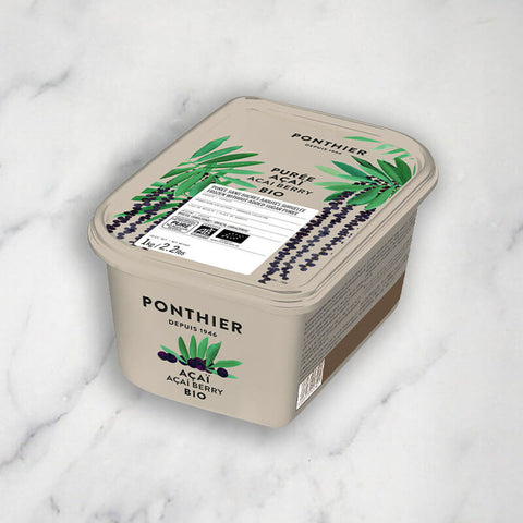 Acai Berry Puree, Ponthier, Frozen, 1kg Classic Fine Foods UK Ltd 7J-01OD-8VVI