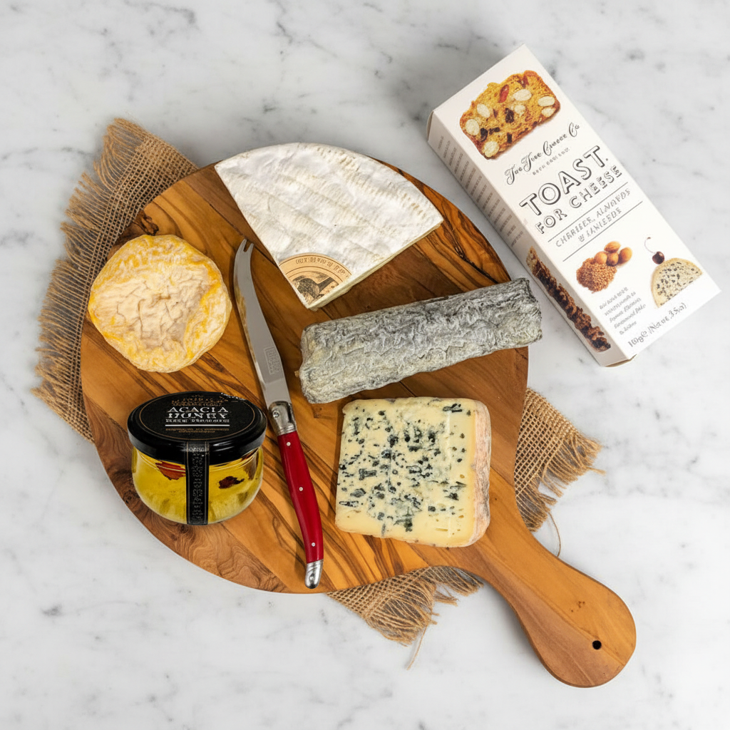 Artisan French Cheese Board Selection +