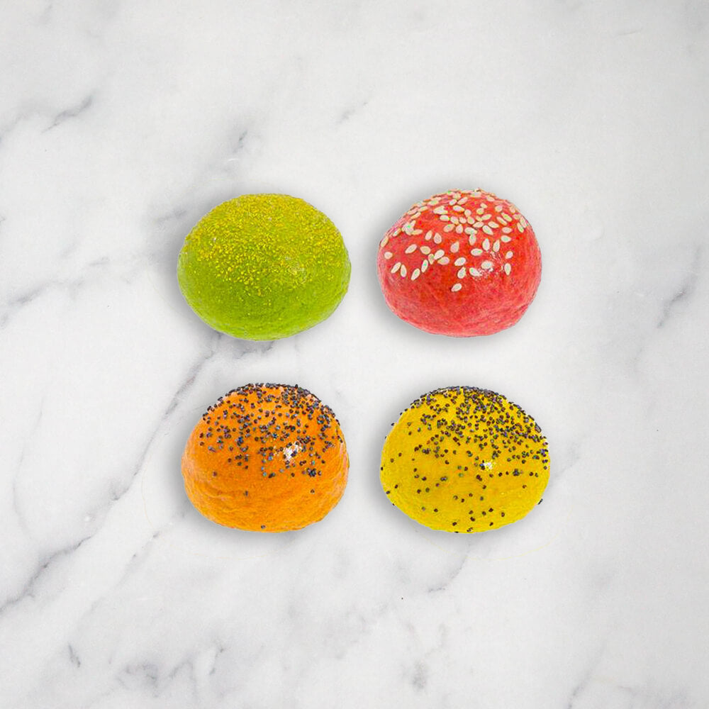 Mini Coloured Brioche Frozen 100 x