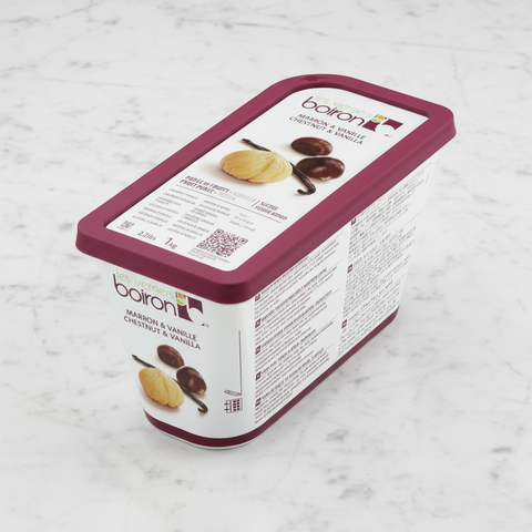 Chestnut & Vanilla Puree, Boiron, Frozen, 1kg fine food specialist