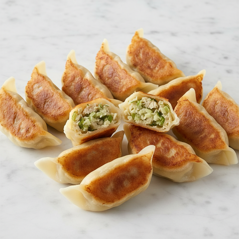 Chicken & Vegetable Gyozas, 2 x 600g Net (60 gyozas) Tazaki Foods Ltd 42-L3KR-TJL8
