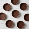 Chocolate Tart Shells, Round, Large (70mm) x 12 fine food specialist