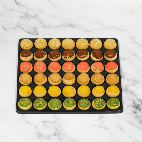 Handcrafted Mixed Flavour ChouChous, from Frozen, x 42