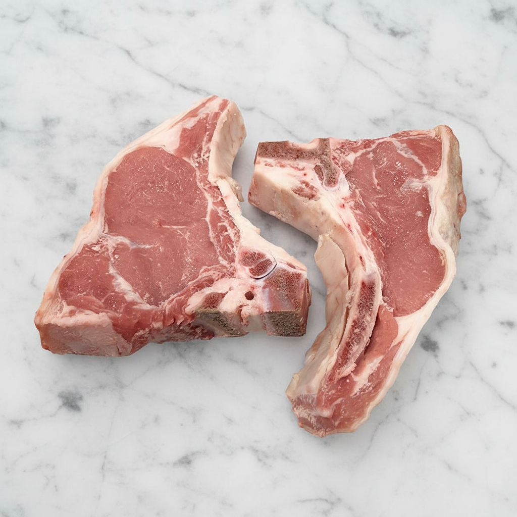 Dutch Milk-Fed Veal Chops, Fresh, 2 x +/-300g