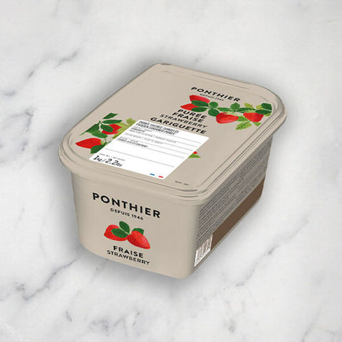 Gariguette Strawberry Puree, Ponthier, Frozen, 1kg Classic Fine Foods UK Ltd YG-4KW9-SVND