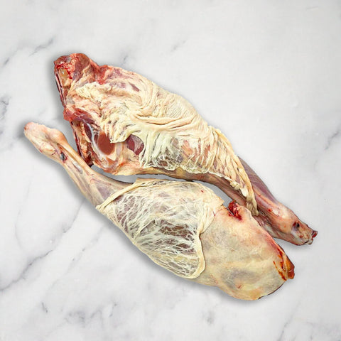 Milk-Fed Pyrenees Lamb Legs, Fresh, 2 x +/-1kg Classic Fine Foods UK Ltd MEPO-SPLABU-2201-leg-147
