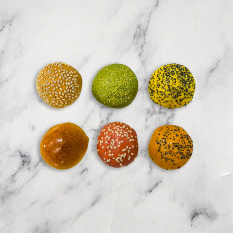 Mini Canape Burger Buns, from Frozen, Sample Pack Fine Food Specialist LIMITED MIN-CAN-BUR-BUN-SAM-PACK-148