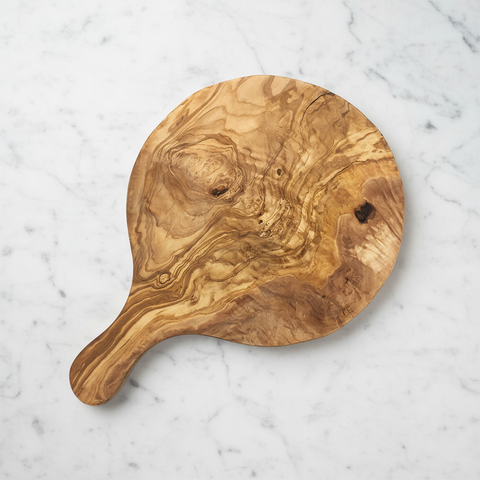 Olive Wood Cheeseboard with Handle  fine food specialist