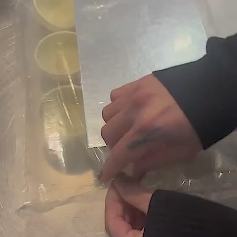 Half Sphere White Chocolate Dessert Shells