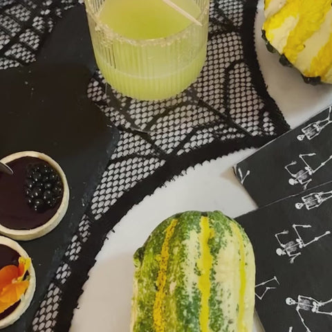 Blackberry Miso Caramel Tartlets with Edible Violas