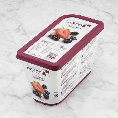 Red Berries Fruit Puree, Boiron, Frozen, 1kg fine food specialist