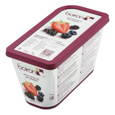 Red Berries Fruit Puree, Boiron, Frozen, 1kg European Salad Company Limited QI-J1J4-M0JO