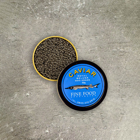 Royal Beluga 000 Grade, Huso Huso, Taster Pot, 10g Royal Beluga Caviar