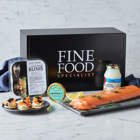Royal Salmon & Caviar Gift Set Fine Food Specialist LIMITED HAMP-CAVI-SALM-0121-147