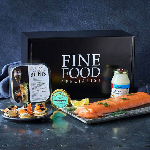 Royal Salmon & Caviar Gift Set Fine Food Specialist LIMITED HAMP-CAVI-SALM-0121-147
