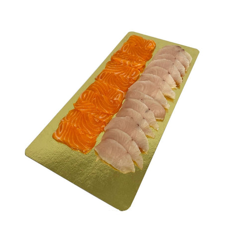Handcut Salmon & Hiramasa Sashimi Platter, Fresh, +/-300g Fine Food Specialist LIMITED SEAF-FRFI-02-hira-sal-sashimi