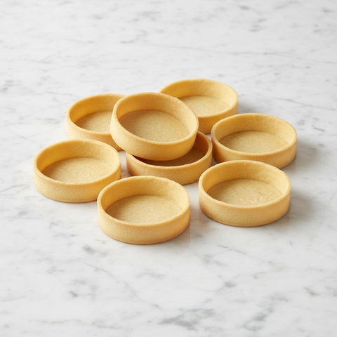 Savoury Tart Shells, Round, Medium (52mm) x 24