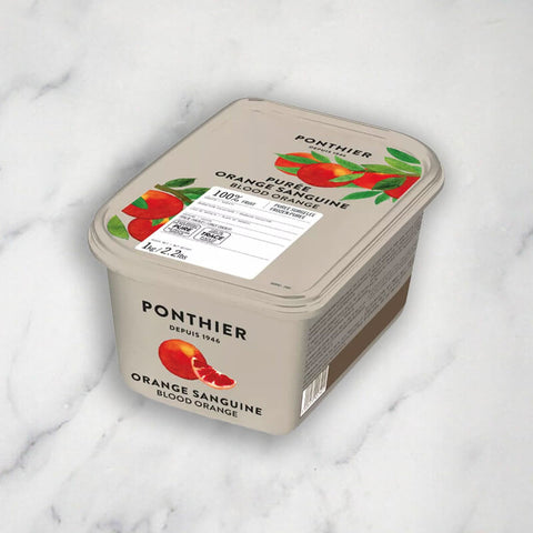 Sicilian Blood Orange Puree, Ponthier, Frozen, 1kg Classic Fine Foods UK Ltd FRPR-FRFP-PONTH-SBO-02204