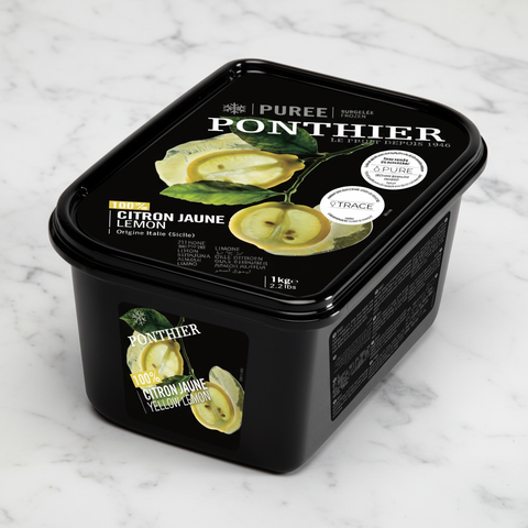 Sicilian Lemon Puree, Ponthier, Frozen, 1kg  Fine Food Specialist