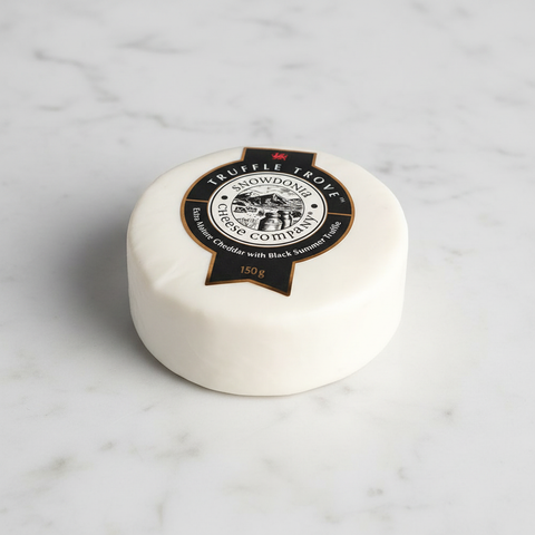 Snowdonia Black Truffle Cheddar Truckle, 150g Longman Cheese Sales Limited SPCH-TRUF-01-snowdonia