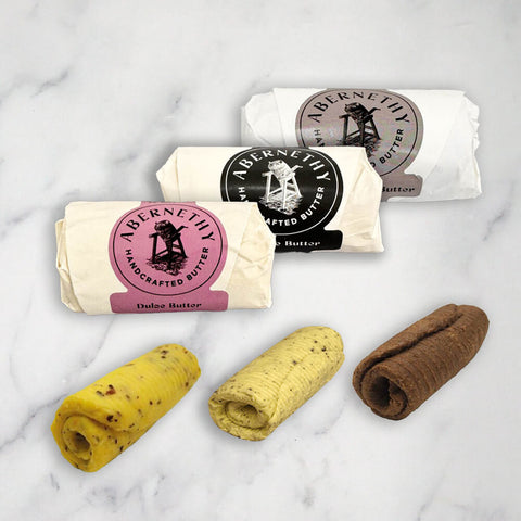 Trio of Flavoured Butters, from Frozen, 3 x 100g Abernethy Butter FRSP-DAIR-0004086-148