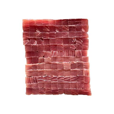 Tuna Poke Cubes, Sashimi-Grade, Frozen, 500g