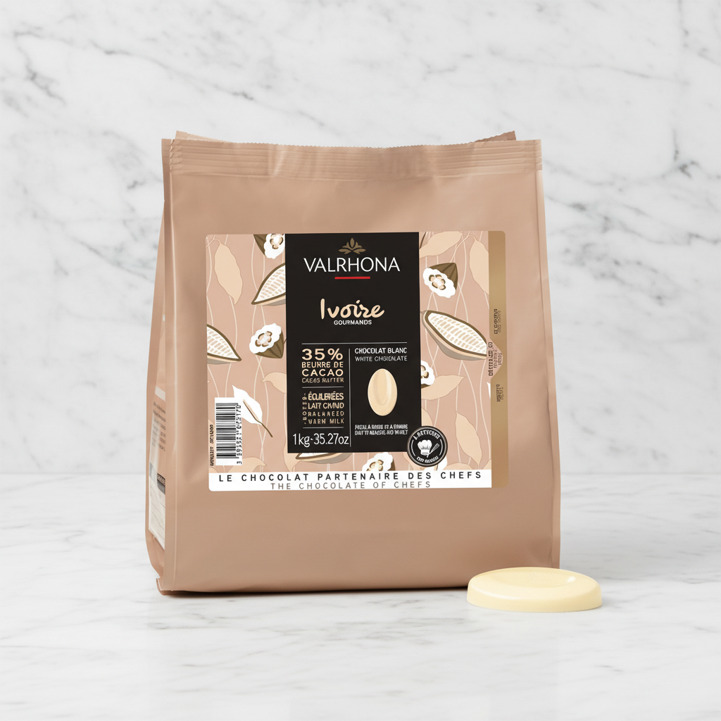 Buy Valrhona Blanc ivoire Chocolate Couverture Beans Online London
