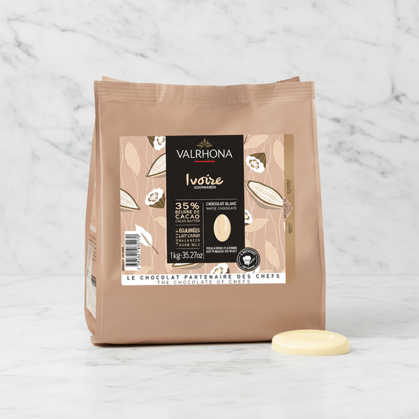 Buy Valrhona Blanc ivoire Chocolate Couverture Beans Online London