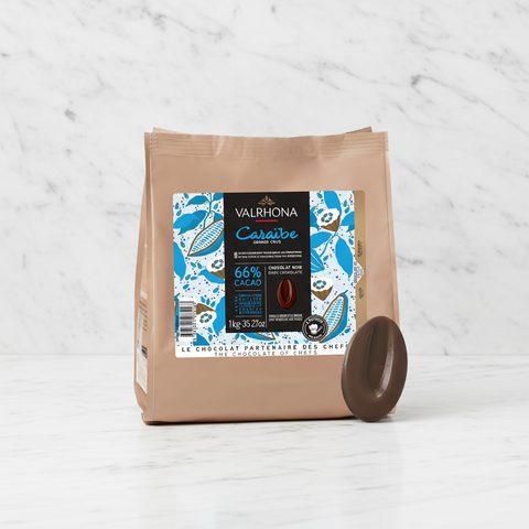 Valrhona Noir Caraibe Melting Chocolate, 66%, 1kg fine food specialist