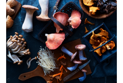 seasonal mix of mushrooms