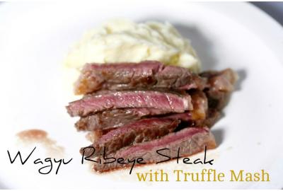 Wagyu Ribeye Steak with Truffled Mash