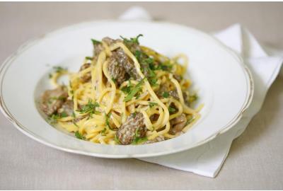 Creamy Morel Pasta